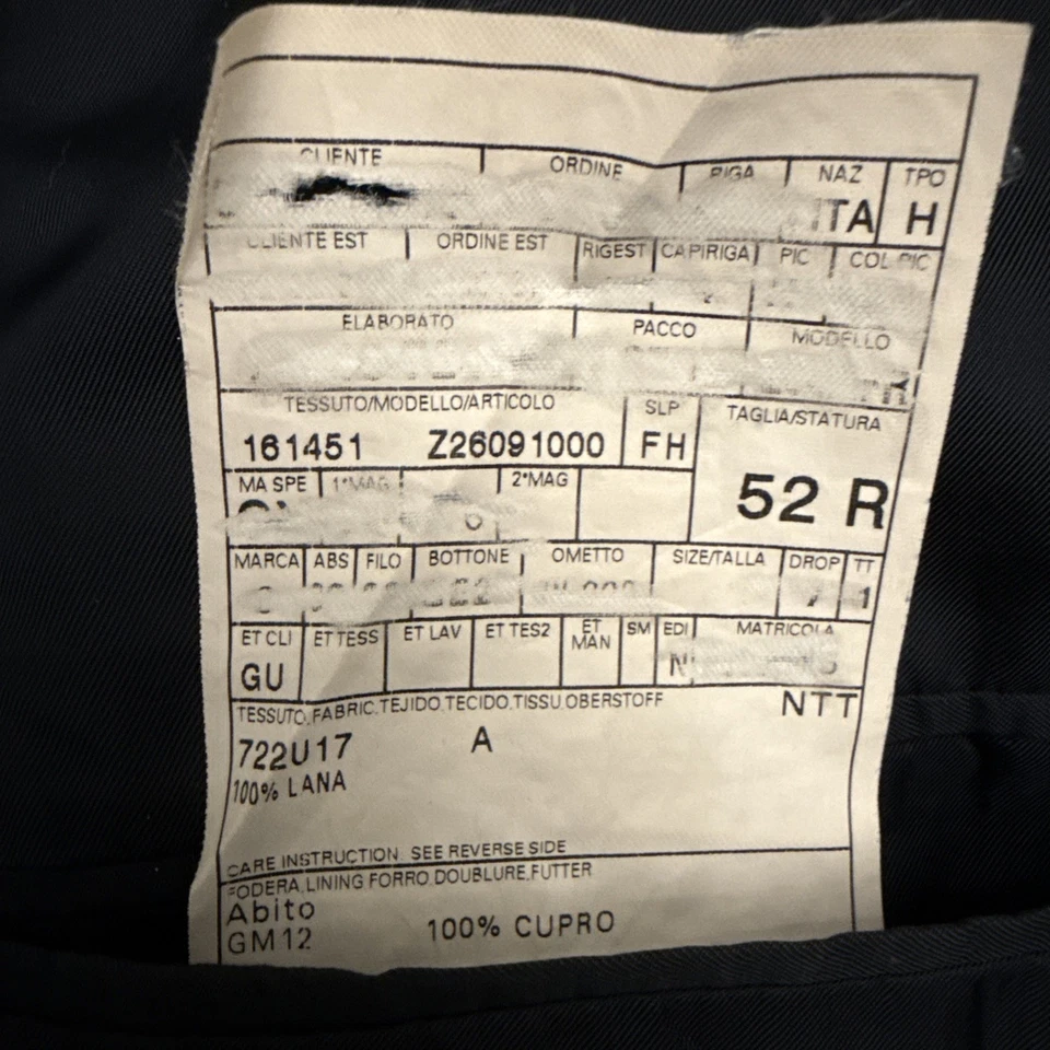 Traje a Rayas Gucci Para Hombre 2 Piezas Blazer Chaqueta y Pantalones 52R IT / US 52R Lana Foto 4 de 4