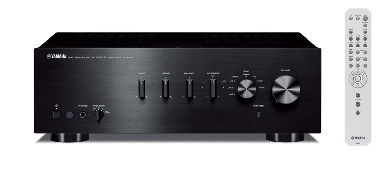 Amplificatore Stereo Audio HI-FI YAMAHA A-S301 Pure Sound Nero 95 Watt x2