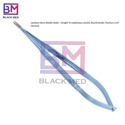 Scanlan Jacobson 16.5cm Titanium Castroviejo Needle Holder Surgical