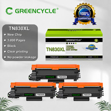 3PK TN830 TN830XL Toner for Brother HL-L2480DW HL-L2865DW DCP-L2640DW HL-L2400D