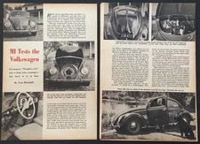 1950 VW Volkswagen Beetle Bug Vintage pictorial