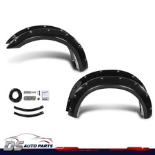 Fit For 1993-2011 Ford Ranger Pocket Rivet Bolt Fender Flares Abs Black 4pcs