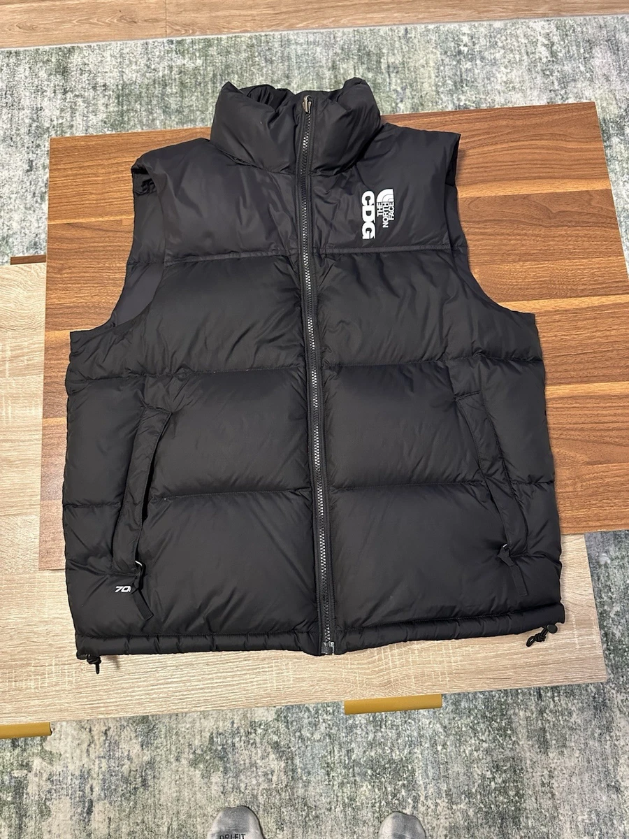 North Face & CDG Nuptse Vest サイズS New! Size XS - The North Face x CDG Nuptse Vest Black Limited
