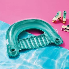 SUN SQUAD CHILL OUT LOUNGE CHAIR WATER FLOATS AND INFLATABLES GREEN - - GREEN