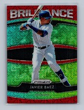 2020 Panini Prizm #B-5 Javier Baez Brilliance Red Mojo Prizm #/149