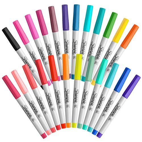 Sharpie Ultra Fine Tip Permanent Marker Glam Pop Assortment 24/Pack 1949558 - Picture 4 of 4
