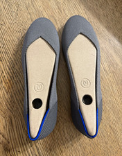 Rothys Pebble Gray Knit Ballet Flats Slip-On ...