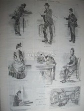 1890 SOMERSET HOUSE General Register Office : magazine article iln