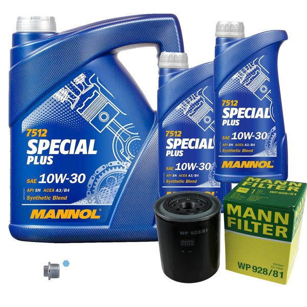 Inspektionspaket 7L Mannol Special Plus 10W-30 FüR Mitsubishi L 200 2.5 TD 4WD-image