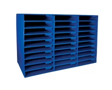 Pacon Classroom Keepers 30-Slot Mailbox, Blue (001318)