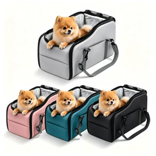 Portable Pet Dog Booster Car Seat Travel Carrier Backpack Shoulder Bag for Puppy