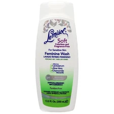 LEMISOL Soft Feminine Wash, Fragrance-Free for Sensitive Skin, 12.5 Fl Oz Bottle