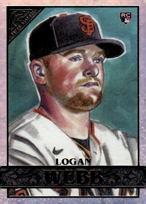 2020 Topps Gallery #13 Logan Webb Rainbow Foil