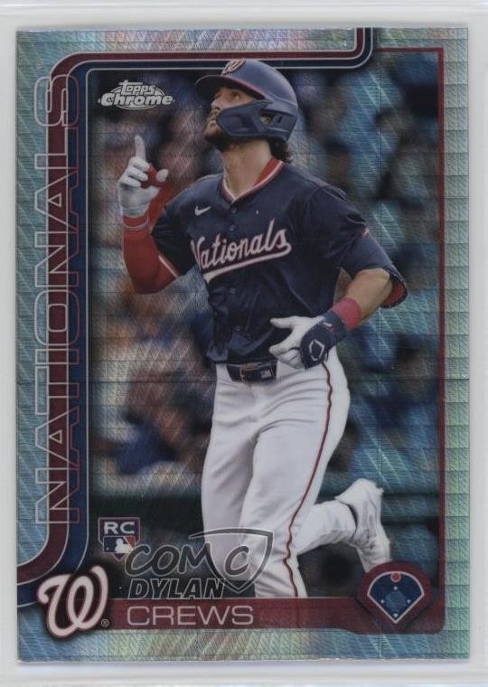 2025 Topps Chrome Prism Refractor Dylan Crews #146 0wl1