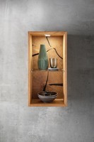 Wandregal 34X64Cm Massivholz Eiche GeöLt Wildeiche Massiv Neu Ovp!!!