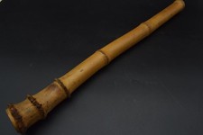 Japanese Antique Vintage Shakuhachi Flute Sokan Unfinished 56.0cm Bamboo Japan