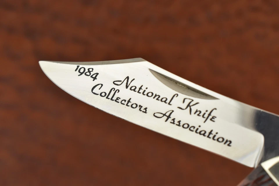 RARE FACTORY ERROR HEN & ROOSTER NKCA SOLINGEN GERMANY BONE LOCKBACK KNIFE 24605 - Image 3 of 4