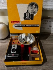 Vintage Kodak Brownie Hawkeye Flash Outfit Box Camera Kit
