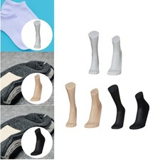 Male Mannequin Foot Model with Magnetic Base Lightweight Men's Sock Display
