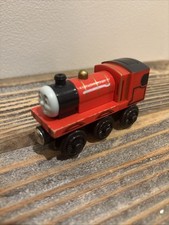 Thomas Friends Lights And Sounds James Train Collectible Wooden Railway