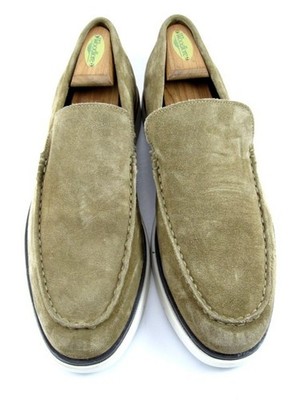 Allen Edmonds ''CARSON'' HYBRID Venetian 11 D Tobacco Brown Suede  (734N)