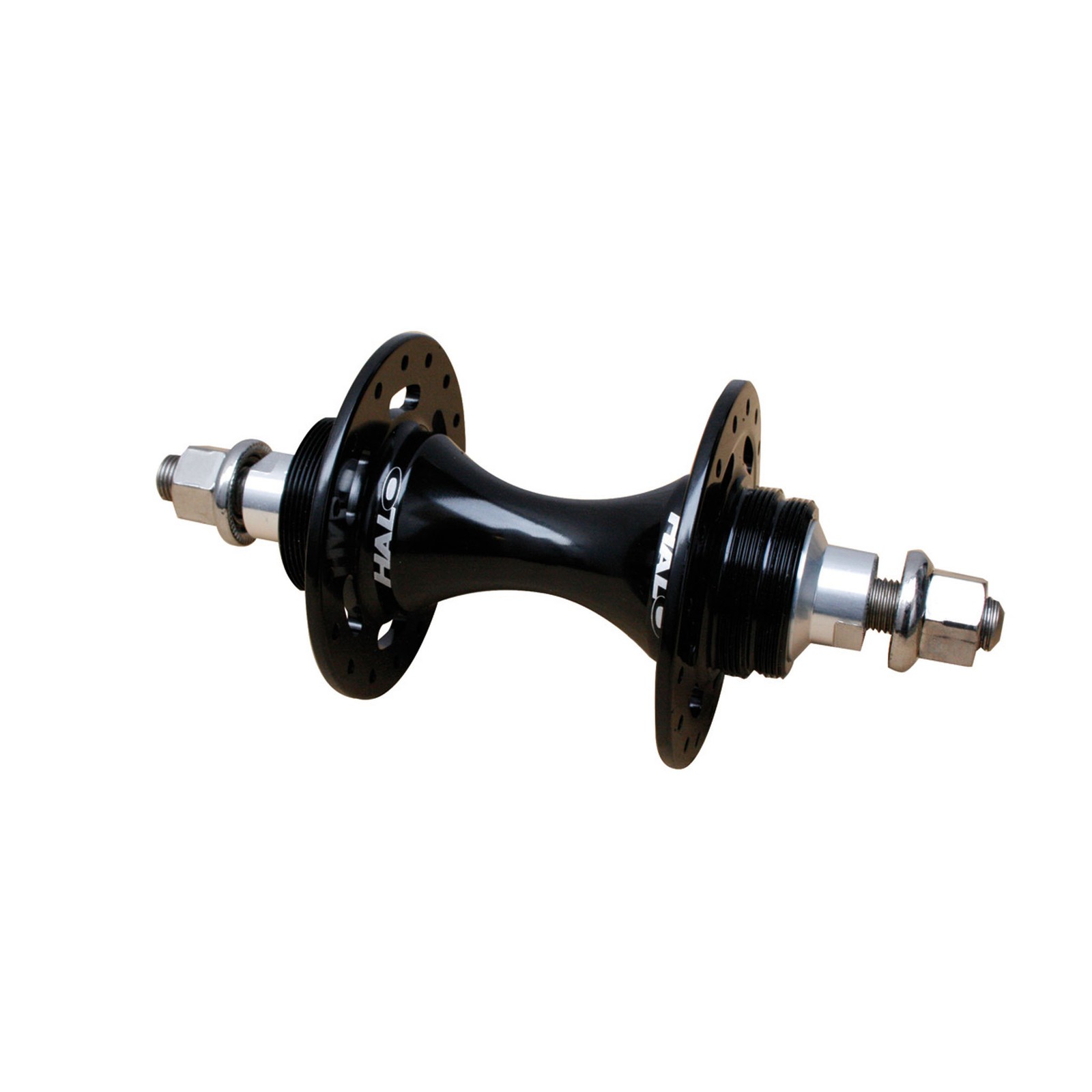 Halo Track Rear Hub 10x120 Nutted Threaded J-Bend Black 17390₽