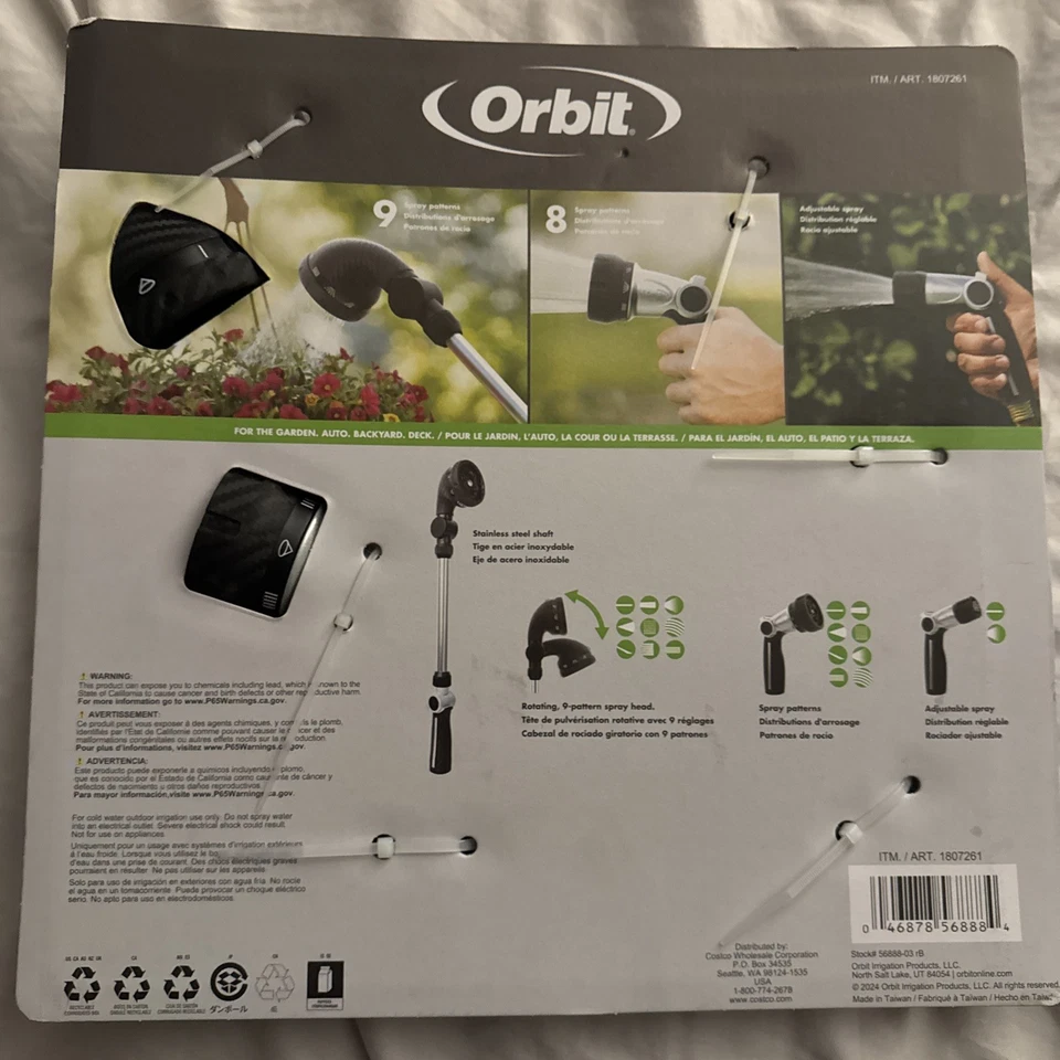 Orbit 3-piece Nozzle Set  Extended Reach 19”- 24”, Thumb Control - Image 2 of 2