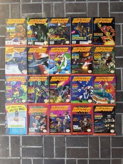 Vintage Nintendo Power Magazine Lot Of 20 Volumes Issues 16 35 All W/ Poster