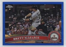 2011 Topps Chrome Blue Refractor 73/99 Brett Wallace #203 n1u
