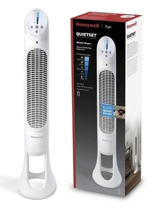 Honeywell QuietSet Whole Room Oscillating Tower Fan,Oscillating,Remote Control)