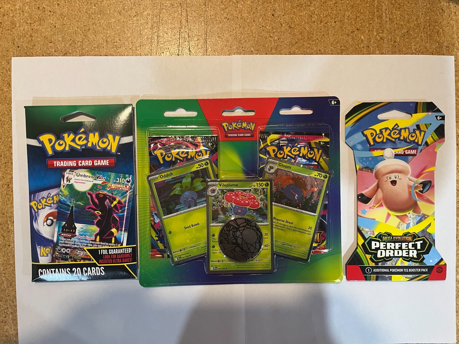 Pokemon TCG Booster Bundle 4 Packs Plus Factory Sealed