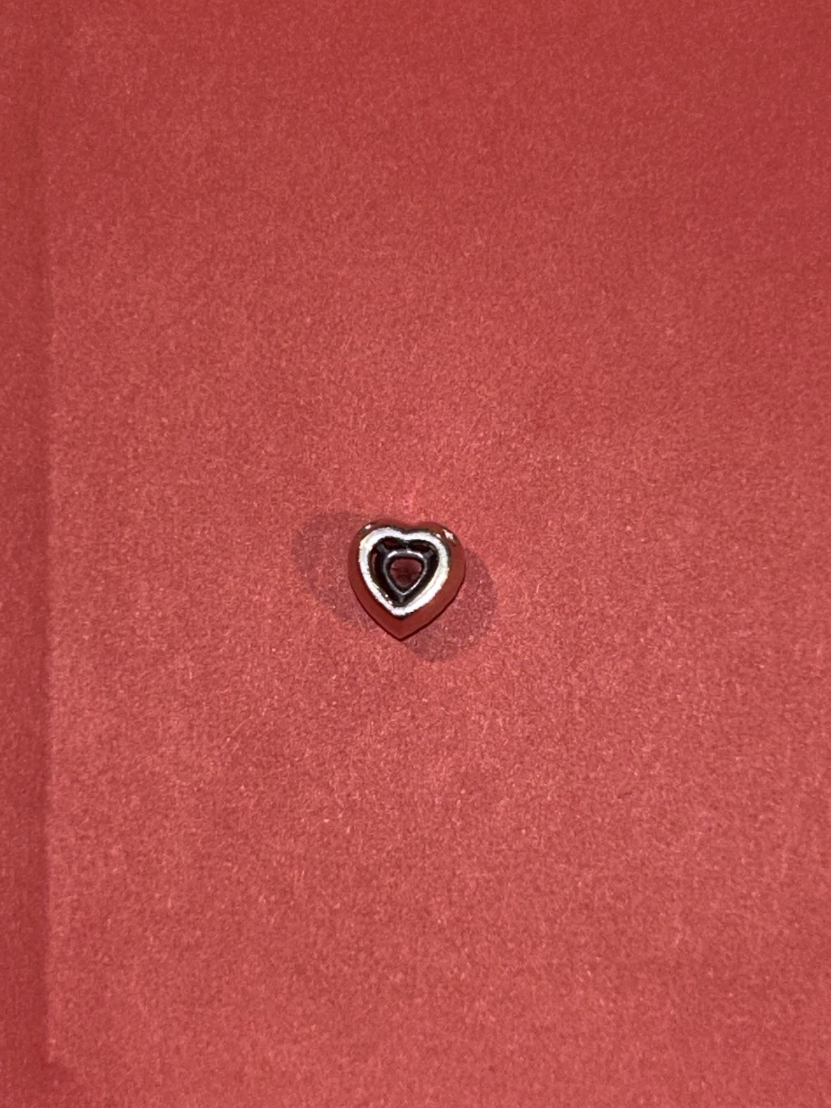 Authentic PANDORA Elevated Heart Silver Pendant S… - image 3