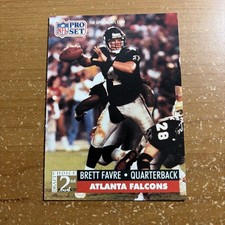 1991 pro set #762 brett farve rookie NFL Football Card