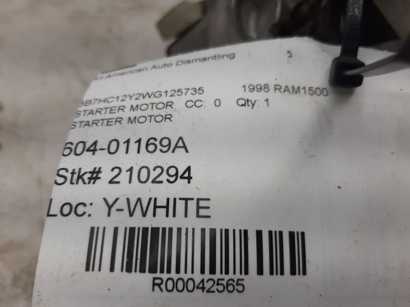 Motor De Arranque 8 Cilindros Se Adapta 96-98 Dodge Dakota 56027702 Foto 4 de 4