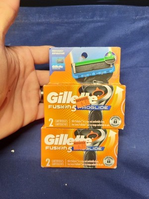 Gillette Fusion5 ProGlide 5-Blade Stainless Refill Cartridges, 4 Pack