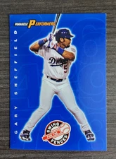 1998 Pinnacle Performers Swing for the Fences #46 Gary Sheffield Dodgers
