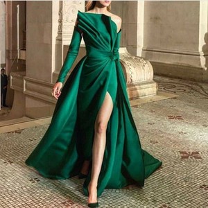 long gown with slit