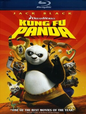 Kung Fu Panda Blu-ray Animation Jack Black Jackie Chan James Hong Lucy Liu (Rs