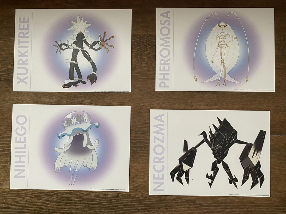 Pokemon Alola Region Concept Artwork 8 Poster Print Set 2017 - Image 3 of 4