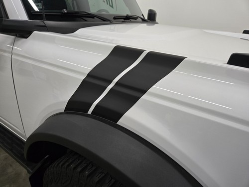 2021-2025 Ford Bronco Long Hash Stripes - Vinyl Decals Graphics Stickers - Pair - Picture 10 of 12