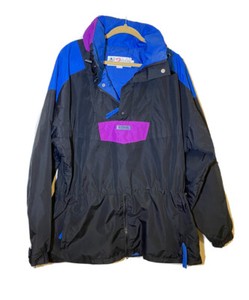 vintage pullover ski jacket