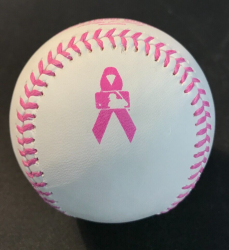 Rawlings Mother's Day Pink Cancer Ribbon Souvenir Collectible Baseball NEW - Picture 1 of 5