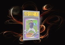 Luis Patino 2021 Topps Chrome Major League Baseball Purple Refractor RC USC18