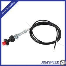 Control Cables New For 55204 With 2 In. Black Knob, 10 Ft. Length