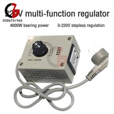 AC 220V 4000W Motor Fan Speed Controller Thermostat Variable Regulator AU Plug