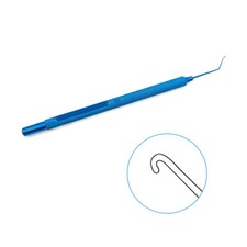 Manipulador de lente de gancho de iris Kuglen gancho push-pull instrumentos quirúrgicos oftálmicos