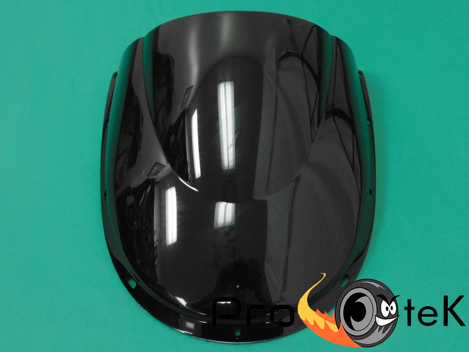 Ducati 748 916 996 998 ABS Smoke Black Double Bubble Windscreen Windshield - Image 2 of 2