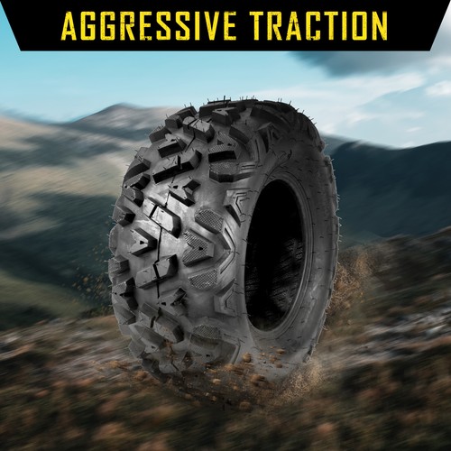 Set 4 26x9-12 26x11-12 ATV Tires UTV Mud Heavy Duty 6 Ply Tubeless All Terrain - Picture 10 of 12