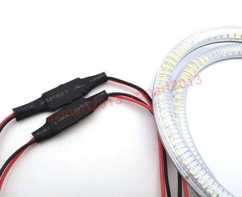 LED halo rings for SEAT Altea Leon Mk2 1P Xenon Headlight 05-15 angel eye DRL - Picture 6 of 19