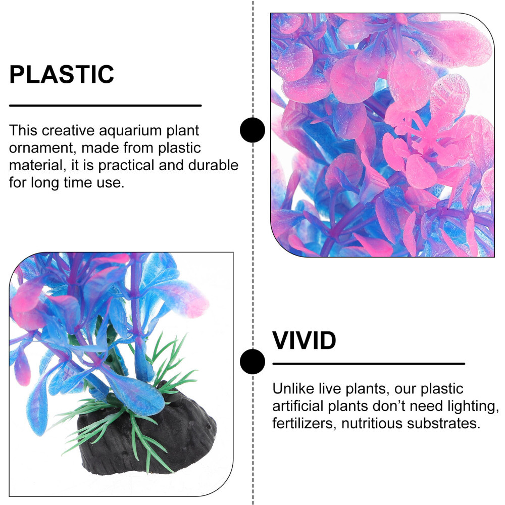 6 Pcs Fake Plants Betta Fish Floating Aquarium Plants Aquarium Plants